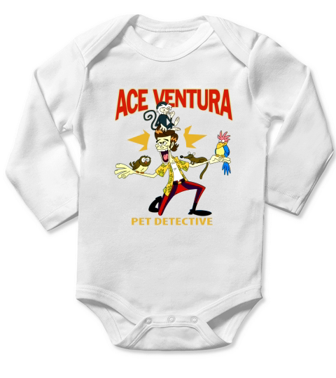 Ace ventura pet detective shirt Long Sleeve Baby One-Piece