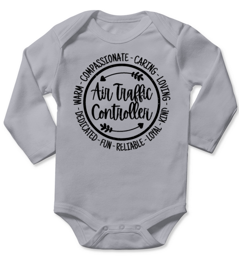 Air Traffic Controller Vintage Gift Long Sleeve Baby One-Piece