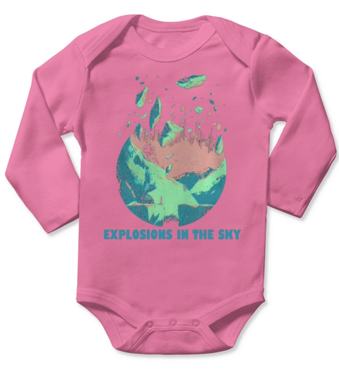 Explosions in the Sky Band Tshirt Long Sleeve Baby One-Piece