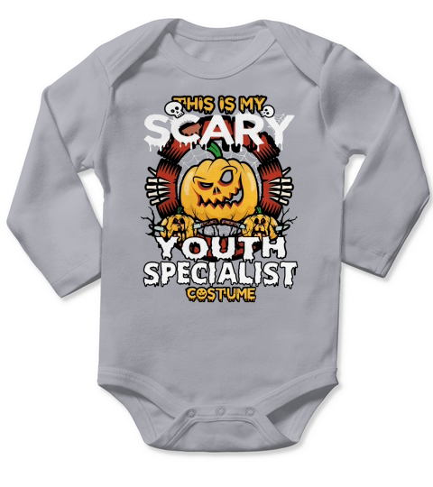 YOUTH SPECIALIST Scary Halloween Long Sleeve Baby One-Piece