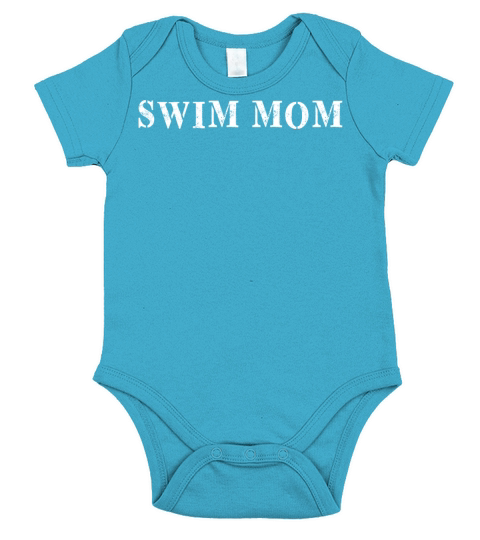 Best Friend Funny - Swim Mom Short Sleeve Baby One-Piece