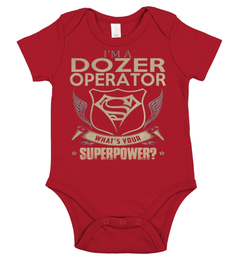 DOZER OPERATOR Short Sleeve Baby One-Piece