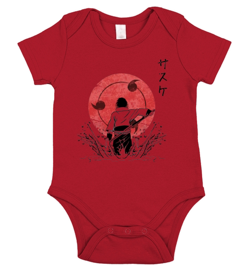 Naruto Uchiha Sasuke Short Sleeve Baby One-Piece