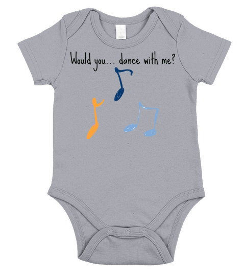 would you dance with me Short Sleeve Baby One-Piece