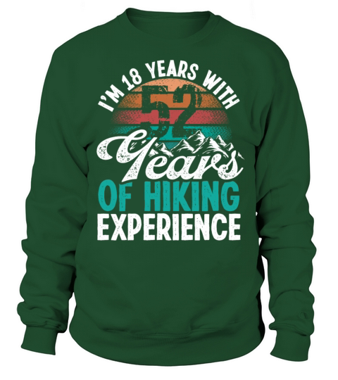 70 Years Old Hiking Mountains Vintage 70 Birthday Sweatshirt Unisex