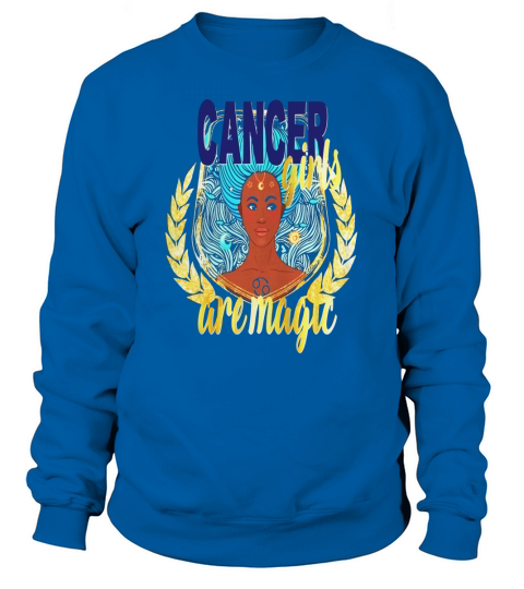 Cancer Black Girl Magic Shirt Zodiac Horoscope Birthday Sweatshirt Unisex