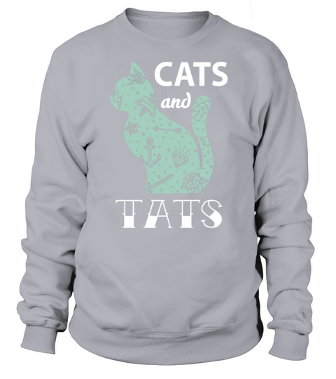 Cat T-Shirts - Cats And Tats Tattoo Tee Sweatshirt Unisex