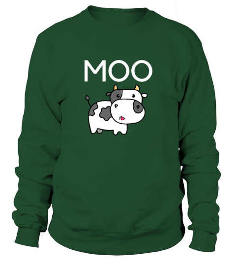 Moo Cow Funny Farmer cow for adult kids boys and Sweatshirt Unisex