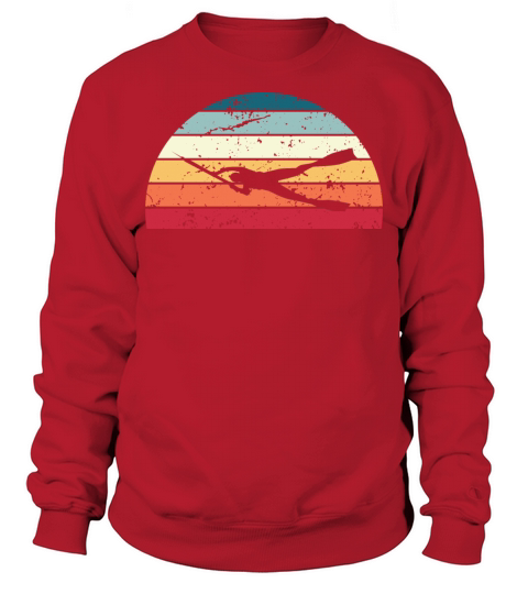 Retro Spearfishing Sunset Vintage fish Sunrise Sweatshirt Unisex