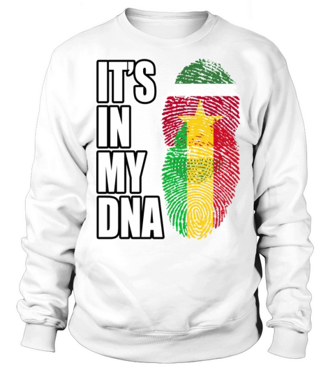 Surinamese And Malian Vintage Heritage DNA Flag Sweatshirt Unisex