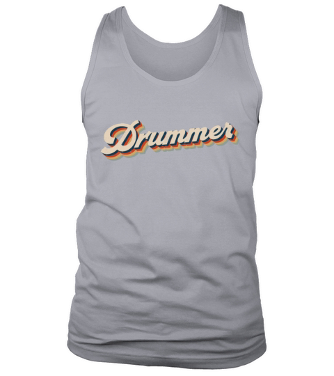 Drummer Drum Set Retro Vintage Tank Top Unisex