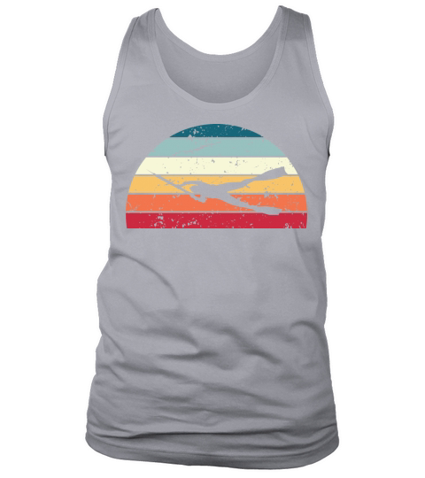 Retro Spearfishing Sunset Vintage fish Sunrise Tank Top Unisex