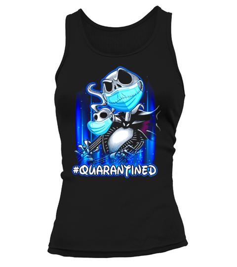 Jack Skellington face mask quarantined Coronavirus shirt Tank top Woman