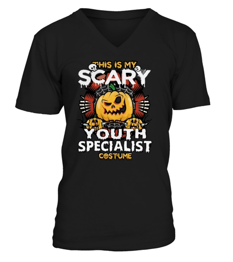 YOUTH SPECIALIST Scary Halloween V-Neck T-shirt