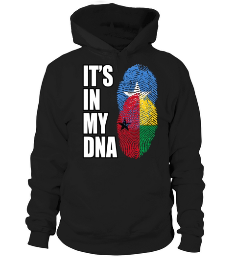 Somali And Bissau Guinean Vintage Heritage DNA Fla Hoodie Unisex