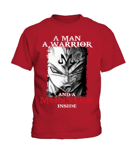 A Man A Warrior A Monster Kids T-Shirt