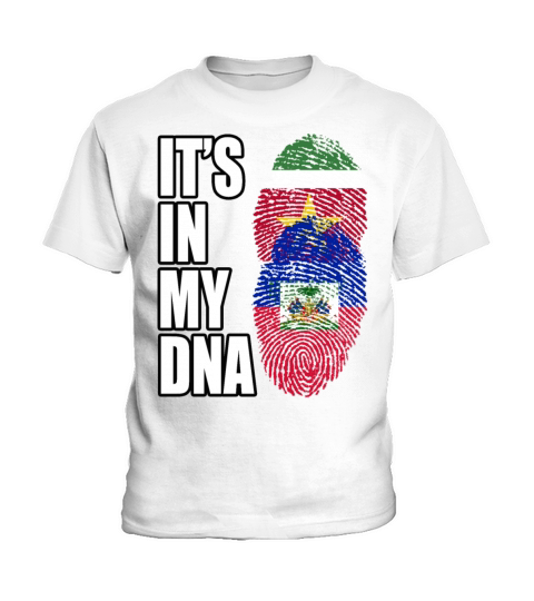 Surinamese And Haitian Vintage Heritage DNA Flag Kids T-Shirt
