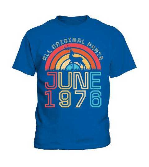 Vintage 1976 June Kids T-Shirt