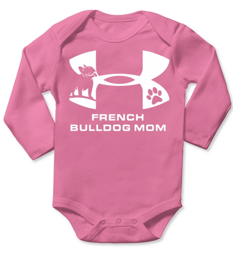 French Bulldog Long Sleeve Baby One-Piece