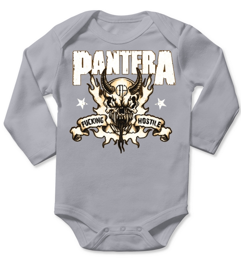Pantera Skull Rock Band Long Sleeve Baby One-Piece