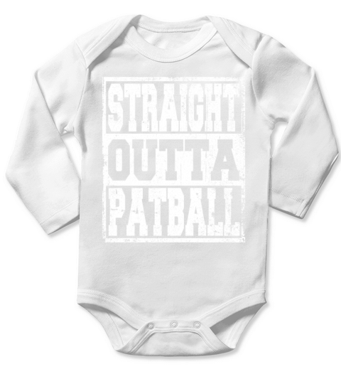Patball Saying Funny Long Sleeve Baby One-Piece