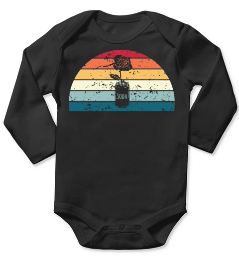 Retro Upcycling Sunset Vintage upcycle Sunrise Long Sleeve Baby One-Piece