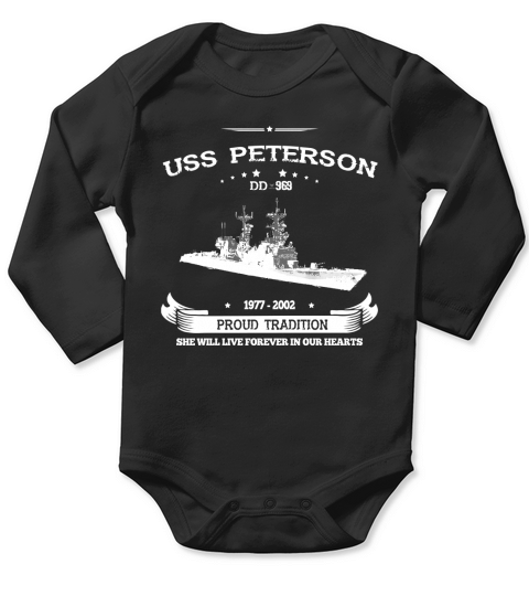 uss Peterson Long Sleeve Baby One-Piece