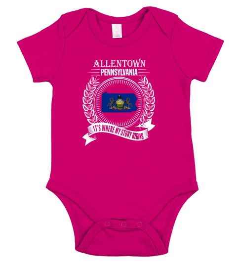 Allentown Its  where my story begins Short Sleeve Baby One-Piece