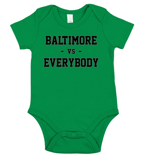 Baltimore Vs Everybody Short Sleeve Baby One-Piece