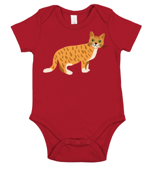 Cat(10) Short Sleeve Baby One-Piece