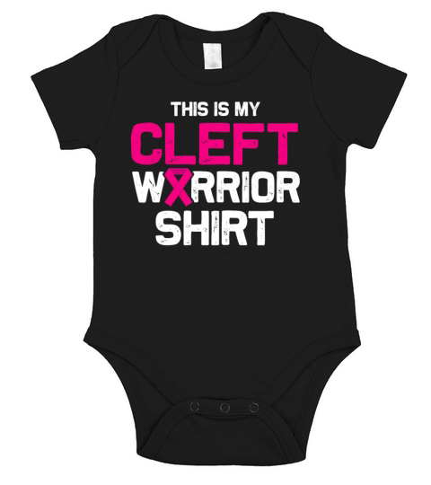 Cleft Palate Lip Dose Strong Awareness design Short Sleeve Baby One-Piece