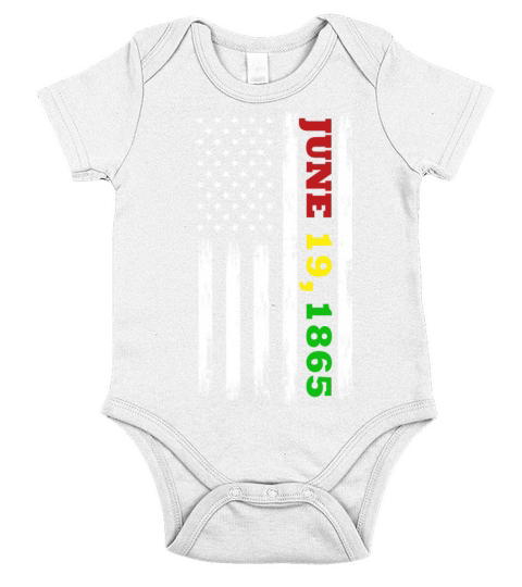 Juneteenth Flag June 19 1865 Black history Short Sleeve Baby One-Piece
