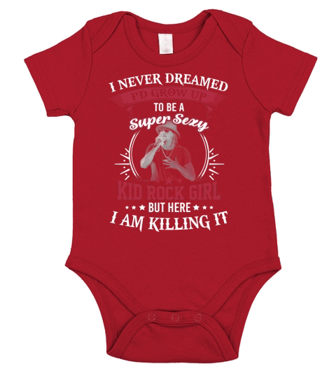 Kid Rock Girl ! Short Sleeve Baby One-Piece