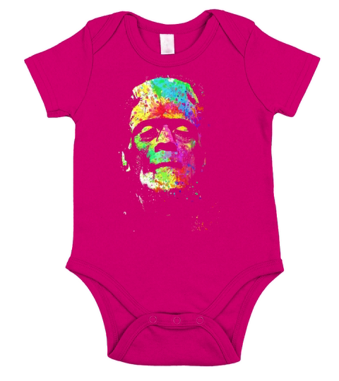 MESSY COLOR FRANKENSTEIN - Bella Flowy Tank Short Sleeve Baby One-Piece