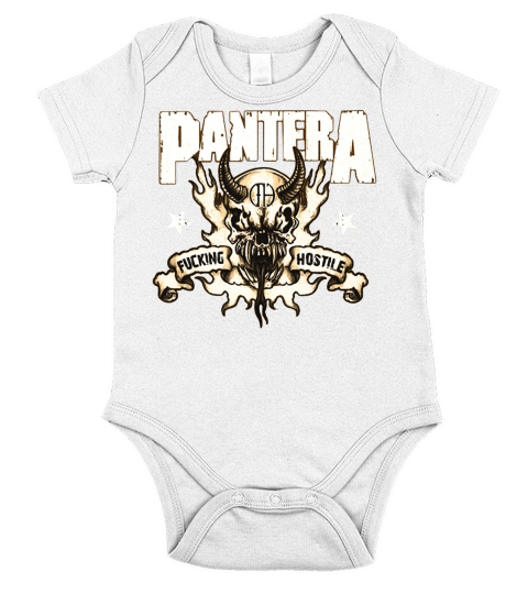 Pantera Skull Rock Band Short Sleeve Baby One-Piece