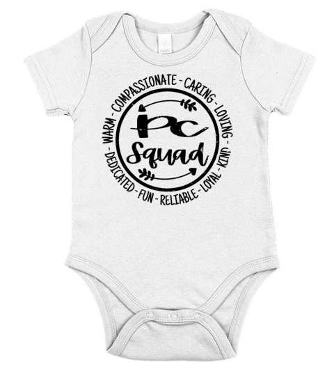 Patient Concierge Squad Vintage Gift Short Sleeve Baby One-Piece