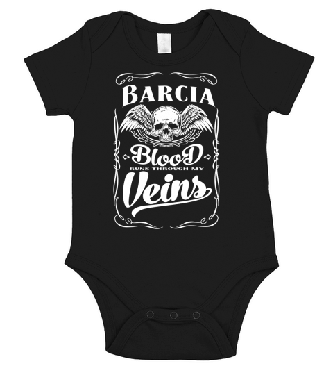 Proud To Be Barcia Tshirt Short Sleeve Baby One-Piece