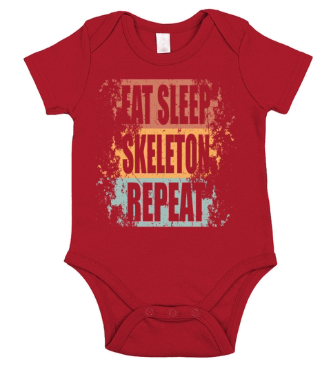 Skeleton Saying funny Short Sleeve Baby One-Piece