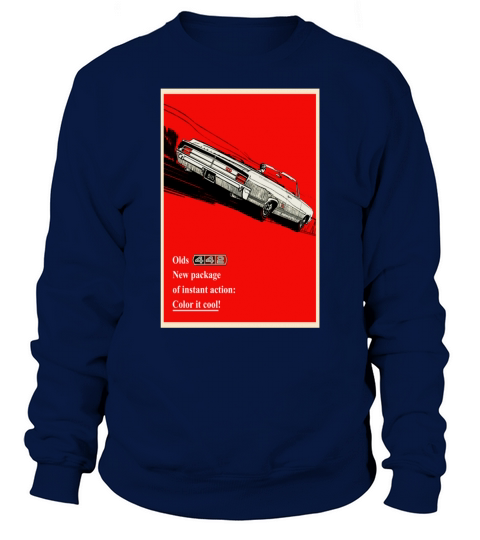 1965 Oldsmobile 442 vintage ad reproduction Sweatshirt Unisex