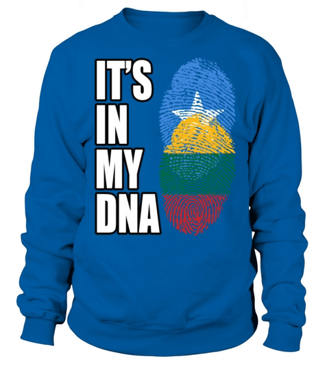 Somali And Lithuanian Vintage Heritage DNA Flag Sweatshirt Unisex
