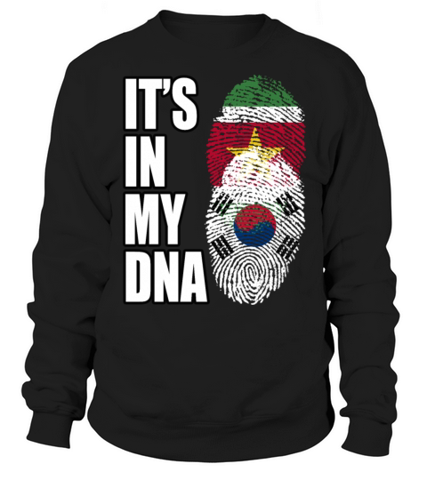 Surinamese And South Korean Vintage Heritage DNA F Sweatshirt Unisex