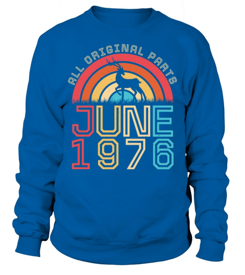 Vintage 1976 June Sweatshirt Unisex