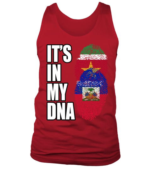 Surinamese And Haitian Vintage Heritage DNA Flag Tank Top Unisex