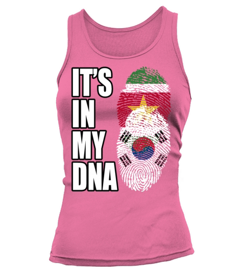 Surinamese And South Korean Vintage Heritage DNA F Tank top Woman