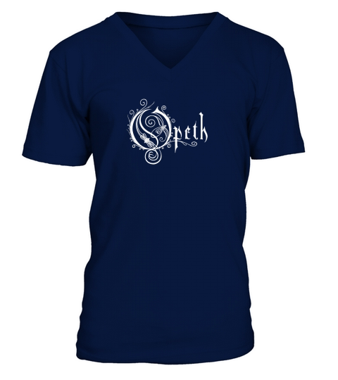 Opeth Rock Hard House Disco Music Drums - Mens T-Shirt V-Neck T-shirt