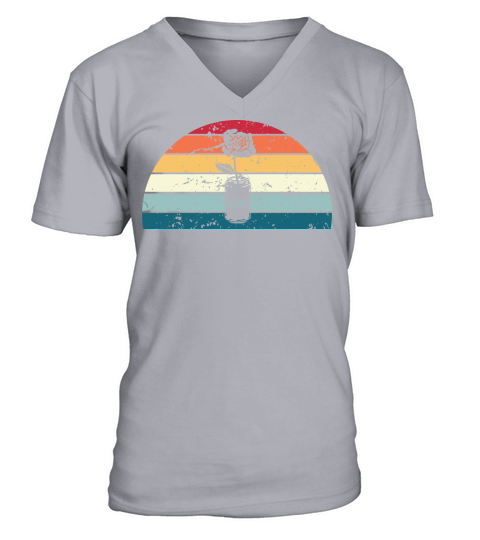 Retro Upcycling Sunset Vintage upcycle Sunrise V-Neck T-shirt