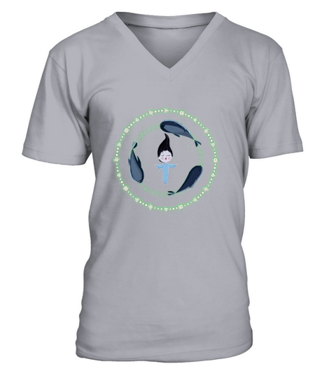 Song Of The Sea - Selkie And Seals V-Neck T-shirt
