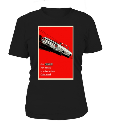 1965 Oldsmobile 442 vintage ad reproduction Women's T-Shirt