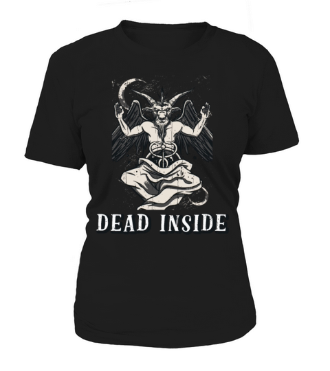 Baphomet Devil Tarot Card Occult Inside Gothic Women's T-Shirt