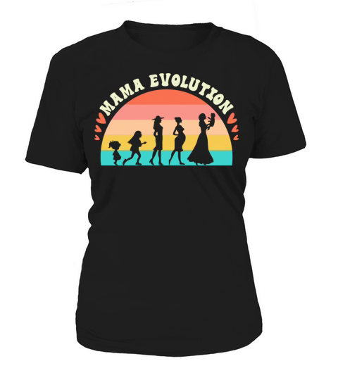 Vintage Mama Evolution Mom Women's T-Shirt